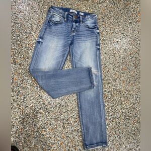 KanCan Signature Mid Rise Distressed Jeans